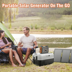 Portable Solar Generator, 300W Portable Power Station