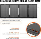 Portable Solar Generator, 300W Portable Power Station