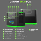 Nature's Generator Lithium 6000 with Solar Panels and Wind Turbine